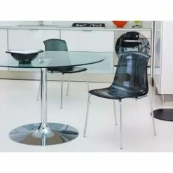 Siesta ALLEGRA BLACK TRANSP.ΚΑΡΕΚΛΑ -κατάστημα καρεκλών allegra black transpκαρεκλα 3