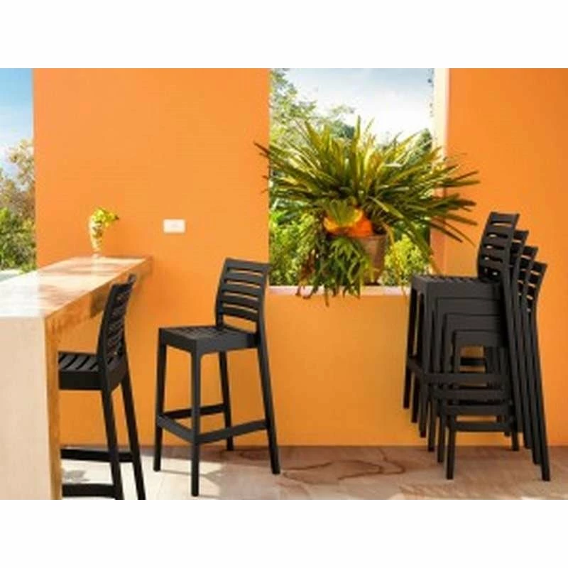 Siesta ARES ΣΚΑΜΠΟ ΜΠΑΡ75εκ. BLACK ΠΟΛ/ΝΙΟΥ 4 Siesta ARES ΣΚΑΜΠΟ ΜΠΑΡ75εκ. BLACK ΠΟΛ/ΝΙΟΥ - Image 4