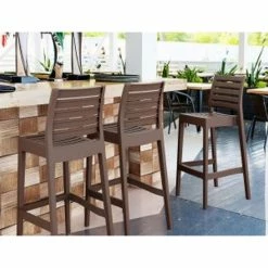 Siesta ARES ΣΚΑΜΠΟ ΜΠΑΡ75εκ. BROWN ΠΟΛ/ΝΙΟΥ 7 Siesta ARES ΣΚΑΜΠΟ ΜΠΑΡ75εκ. BROWN ΠΟΛ/ΝΙΟΥ -κατάστημα καρεκλών ares σκαμπο μπαρ75εκ brown πολ νιου 3