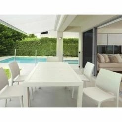 Siesta ARES ΤΡΑΠΕΖΙ 140Χ80Χ75εκ. WHITE ΠΟΛ/ΝΙΟΥ 7 Siesta ARES ΤΡΑΠΕΖΙ 140Χ80Χ75εκ. WHITE ΠΟΛ/ΝΙΟΥ -κατάστημα καρεκλών ares τραπεζι 140χ80χ75εκ white πολ νιου 3