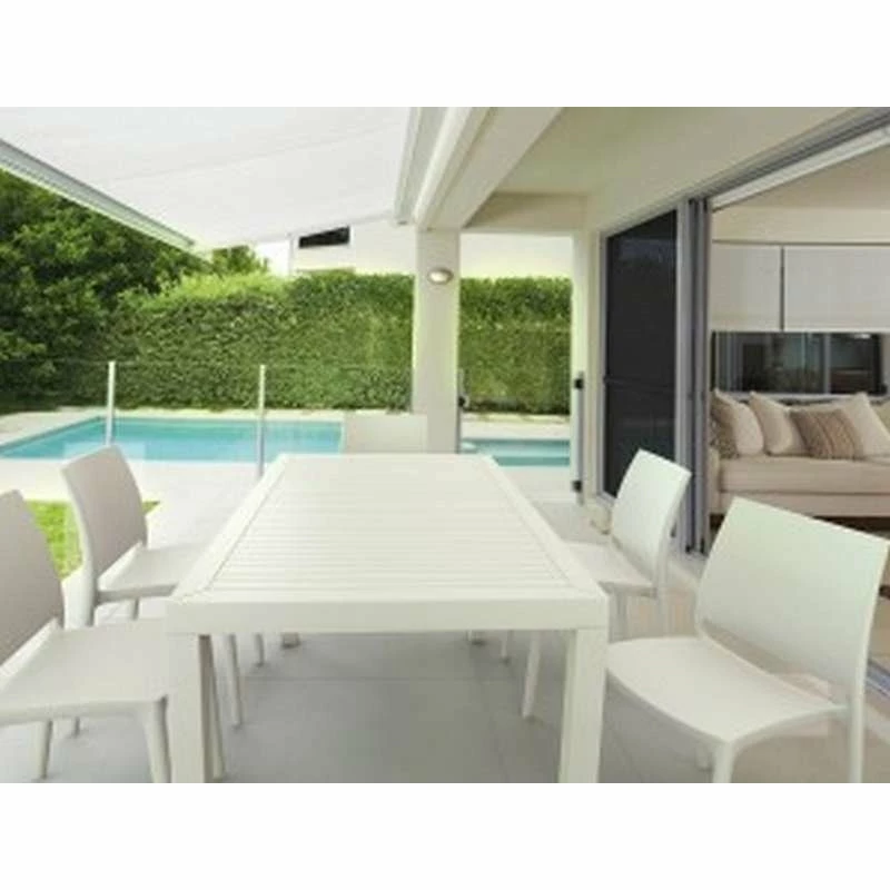 Siesta ARES ΤΡΑΠΕΖΙ 140Χ80Χ75εκ. WHITE ΠΟΛ/ΝΙΟΥ 4 Siesta ARES ΤΡΑΠΕΖΙ 140Χ80Χ75εκ. WHITE ΠΟΛ/ΝΙΟΥ - Image 4