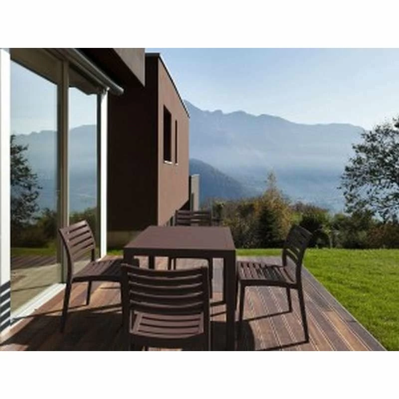 Siesta ARES ΤΡΑΠΕΖΙ 80Χ80Χ75εκ. BROWN ΠΟΛ/ΝΙΟΥ 3 Siesta ARES ΤΡΑΠΕΖΙ 80Χ80Χ75εκ. BROWN ΠΟΛ/ΝΙΟΥ - Image 3