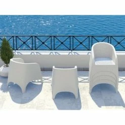 Siesta ARUBA WHITE ΠΟΛΥΘΡΟΝΑ ΠΟΛ/ΝΙΟΥ -κατάστημα καρεκλών aruba white πολυθρονα πολ νιου 3