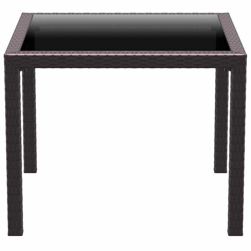 Siesta BALI BROWN 94Χ94Χ75εκ. ΤΡΑΠΕΖΙ ΜΕ ΤΖΑΜΙ ΠΟΛ/ΝΙΟΥ 2 Siesta BALI BROWN 94Χ94Χ75εκ. ΤΡΑΠΕΖΙ ΜΕ ΤΖΑΜΙ ΠΟΛ/ΝΙΟΥ - Image 2