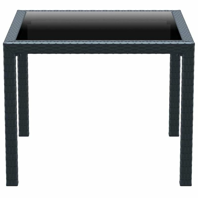 Siesta BALI DARK GREY 94Χ94Χ75εκ.ΤΡΑΠΕΖΙ ΜΕ ΤΖΑΜΙ ΠΟΛ/ΝΙΟΥ 2 Siesta BALI DARK GREY 94Χ94Χ75εκ.ΤΡΑΠΕΖΙ ΜΕ ΤΖΑΜΙ ΠΟΛ/ΝΙΟΥ - Image 2