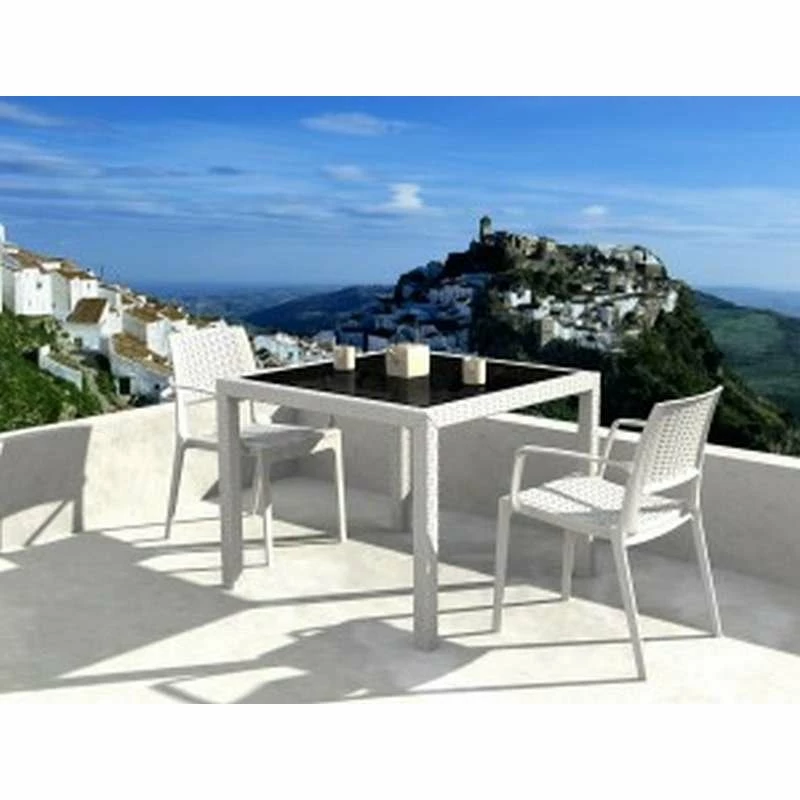 Siesta BALI WHITE 94Χ94Χ75εκ.ΤΡΑΠΕΖΙ ΜΕ ΤΖΑΜΙ ΠΟΛ/ΝΙΟΥ 3 Siesta BALI WHITE 94Χ94Χ75εκ.ΤΡΑΠΕΖΙ ΜΕ ΤΖΑΜΙ ΠΟΛ/ΝΙΟΥ - Image 3