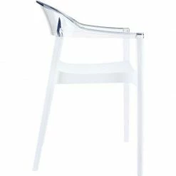 Siesta CARMEN WHITE/CLEAR ΠΟΛΥΘΡΟΝΑ 6 Siesta CARMEN WHITE/CLEAR ΠΟΛΥΘΡΟΝΑ -κατάστημα καρεκλών carmen white clear πολυθρονα 2