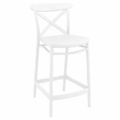 Siesta CROSS 65εκ. ΣΚΑΜΠΟ(Σ4)WHITE ΠΟΛ/ΝΙΟΥ