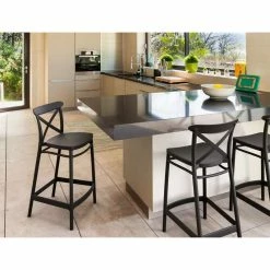 Siesta CROSS 65εκ.ΣΚΑΜΠΟ(Σ4)DARK GREY ΠΟΛ/ΝΙΟΥ 9 Siesta CROSS 65εκ.ΣΚΑΜΠΟ(Σ4)DARK GREY ΠΟΛ/ΝΙΟΥ -κατάστημα καρεκλών cross 65εκσκαμποσ4dark grey πολ νιου 4