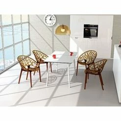 Siesta CRYSTAL AMBER(Σ4) TRANSP.ΠΟΛΥΘΡΟΝΑ -κατάστημα καρεκλών crystal amberσ4 transpπολυθρονα 3