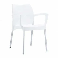 Siesta DOLCE WHITE ΠΟΛΥΘΡΟΝΑ ΑΛΟΥΜ/ΠΟΛΥΠΡ/ΝΙΟΥ