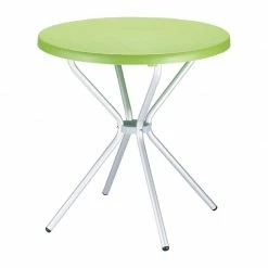 Siesta ELFO LIGHT GREEN Φ.70Χ72εκ. ΤΡΑΠΕΖΙ ΠΟΛ/ΝΙΟΥ/ΑΛΟΥΜ.
