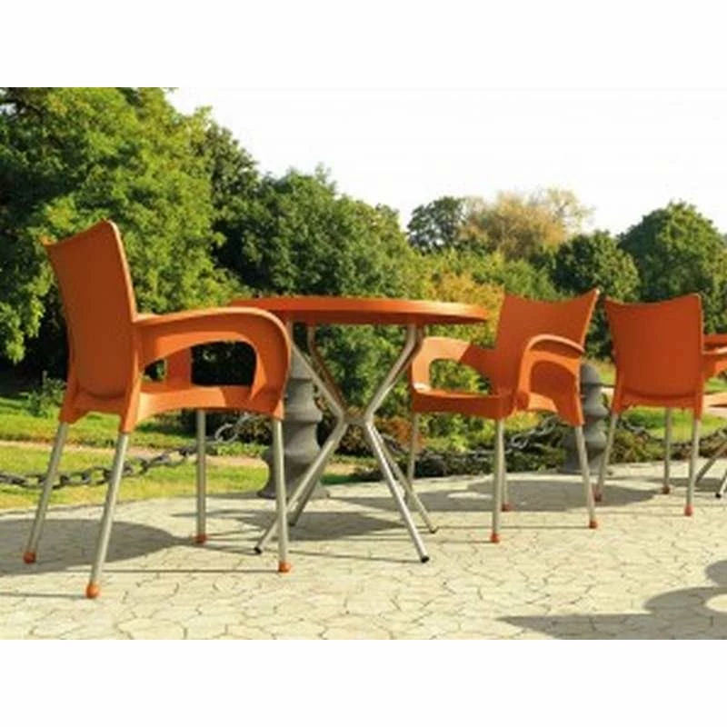 Siesta ELFO ORANGE Φ.70Χ72εκ. ΤΡΑΠΕΖΙ ΠΟΛ/ΝΙΟΥ/ΑΛΟΥΜ. 2 Siesta ELFO ORANGE Φ.70Χ72εκ. ΤΡΑΠΕΖΙ ΠΟΛ/ΝΙΟΥ/ΑΛΟΥΜ. - Image 2