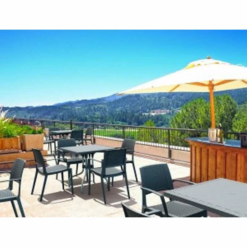 Siesta FORZA RATTAN DARK GREY 80Χ80Χ72εκ.ΤΡΑΠΕΖΙ ΠΟΛ/ΝΙΟΥ/ΑΛΟΥΜ. 3 Siesta FORZA RATTAN DARK GREY 80Χ80Χ72εκ.ΤΡΑΠΕΖΙ ΠΟΛ/ΝΙΟΥ/ΑΛΟΥΜ. - Image 3