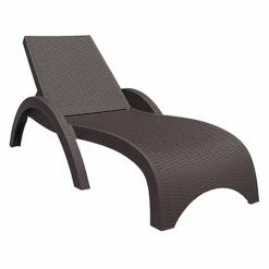Ξαπλώστρα Rattan SIESTA FIJI Καφέ 53.0042