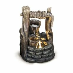 Lianos Led Φωτιζόμενο Συντριβάνι Feng Shui 27cm DW161131