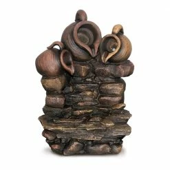 Lianos Led Φωτιζόμενο Συντριβάνι Feng Shui 35cm DW96115