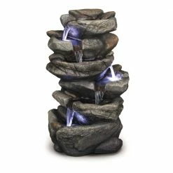 Lianos Led Φωτιζόμενο Συντριβάνι Feng Shui 51cm DW161148