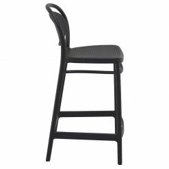 Siesta MARCEL 65εκ. ΣΚΑΜΠΟ(Σ4)BLACK ΠΟΛ/ΝΙΟΥ -κατάστημα καρεκλών marcel 65εκ σκαμποσ4black πολ νιου 2