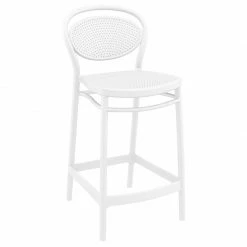 Siesta MARCEL 65εκ. ΣΚΑΜΠΟ(Σ4)WHITE ΠΟΛ/ΝΙΟΥ