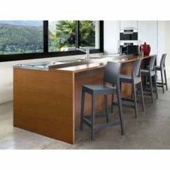 Siesta MAYA 65εκ. ΣΚΑΜΠΟ DARK GREY ΠΟΛ/ΝΙΟΥ 7 Siesta MAYA 65εκ. ΣΚΑΜΠΟ DARK GREY ΠΟΛ/ΝΙΟΥ -κατάστημα καρεκλών maya 65εκ σκαμπο dark grey πολ νιου 3