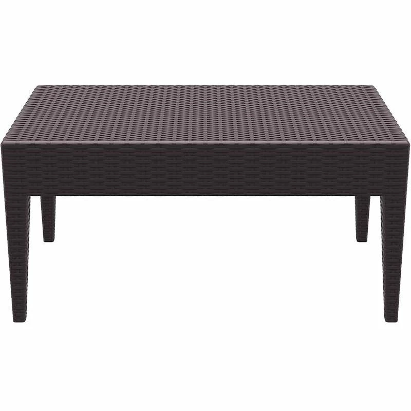 Siesta MIAMI BROWN ΤΡΑΠΕΖΙ 92Χ53Χ45εκ. ΠΟΛ/ΝΙΟΥ 2 Siesta MIAMI BROWN ΤΡΑΠΕΖΙ 92Χ53Χ45εκ. ΠΟΛ/ΝΙΟΥ - Image 2