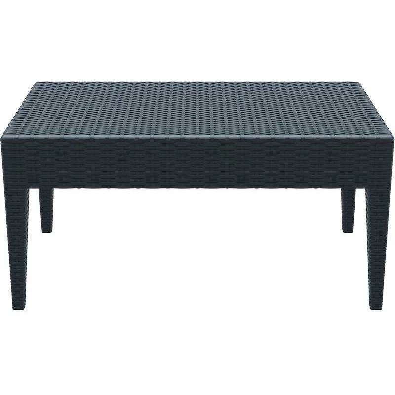 Siesta MIAMI DARK GREY ΤΡΑΠΕΖΙ 92Χ53Χ45εκ. ΠΟΛ/ΝΙΟΥ 2 Siesta MIAMI DARK GREY ΤΡΑΠΕΖΙ 92Χ53Χ45εκ. ΠΟΛ/ΝΙΟΥ - Image 2