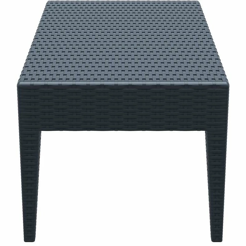 Siesta MIAMI DARK GREY ΤΡΑΠΕΖΙ 92Χ53Χ45εκ. ΠΟΛ/ΝΙΟΥ 3 Siesta MIAMI DARK GREY ΤΡΑΠΕΖΙ 92Χ53Χ45εκ. ΠΟΛ/ΝΙΟΥ - Image 3