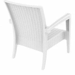 Siesta MIAMI WHITE ΠΟΛΥΘΡΟΝΑ 72Χ76Χ89εκ. ΠΟΛ/ΝΙΟΥ -κατάστημα καρεκλών miami white πολυθρονα 72χ76χ89εκ πολ νιου 2