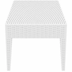 Siesta MIAMI WHITE ΤΡΑΠΕΖΙ 92Χ53Χ45εκ. ΠΟΛ/ΝΙΟΥ -κατάστημα καρεκλών miami white τραπεζι 92χ53χ45εκ πολ νιου 2