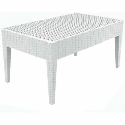 Siesta MIAMI WHITE ΤΡΑΠΕΖΙ 92Χ53Χ45εκ. ΠΟΛ/ΝΙΟΥ