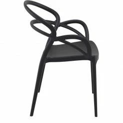 Siesta MILA BLACK ΠΟΛΥΘΡΟΝΑ ΠΟΛ/ΝΙΟΥ -κατάστημα καρεκλών mila black πολυθρονα πολ νιου 2