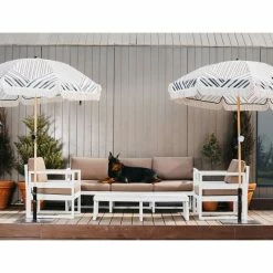 Siesta MYKONOS SET 3ΘΕΣ.WHITE ΜΕ ΜΑΞ.(3ΘΕΣ.+2ΠΟΛ.+ΤΡΑΠ 130εκ.) -κατάστημα καρεκλών mykonos set 3θεσwhite με μαξ3θεσ2πολτραπ 130εκ 2