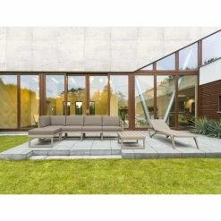 Siesta MYKONOS ΓΩΝΙΑ SET TAUPE ΜΕ ΜΑΞΙΛΑΡΙΑ ΠΟΛ/ΝΙΟΥ (+ΤΡΑΠ.65εκ.) -κατάστημα καρεκλών mykonos γωνια set taupe με μαξιλαρια πολ νιου τραπ65εκ 3