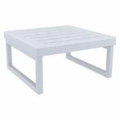 Siesta MYKONOS ΤΡΑΠΕΖΙ SILVER GREY 65X65X33εκ. ΠΟΛ/ΝΙΟΥ