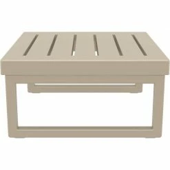 Siesta MYKONOS ΤΡΑΠΕΖΙ TAUPE 65X65X33εκ. ΠΟΛ/ΝΙΟΥ -κατάστημα καρεκλών mykonos τραπεζι taupe 65x65x33εκ πολ νιου 2