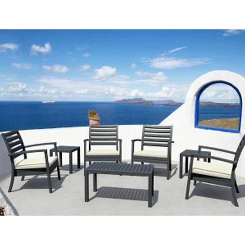 Siesta OCEAN DARK GREY ΤΡΑΠΕΖΙ 90Χ45Χ45εκ. ΠΟΛ/ΝΙΟΥ 4 Siesta OCEAN DARK GREY ΤΡΑΠΕΖΙ 90Χ45Χ45εκ. ΠΟΛ/ΝΙΟΥ - Image 4