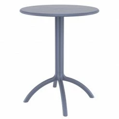 Siesta OCTOPUS Φ60Χ75εκ.DARK GREY ΤΡΑΠΕΖΙ ΠΟΛ/ΝΙΟΥ