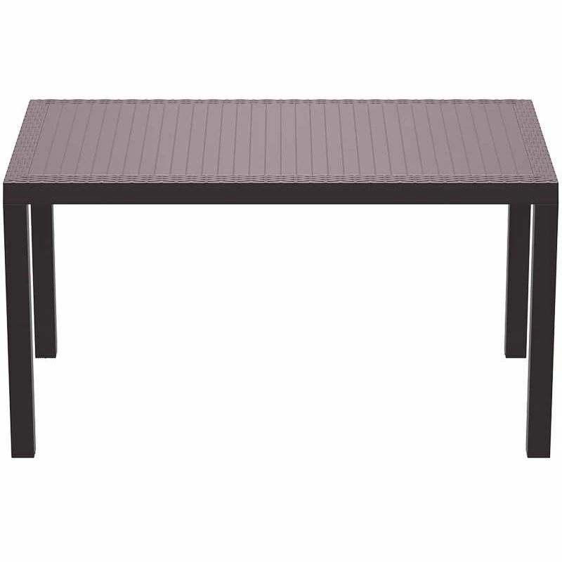 Siesta ORLANDO 140Χ80Χ75εκ. BROWN ΤΡΑΠΕΖΙ ΠΟΛ/ΝΙΟΥ 2 Siesta ORLANDO 140Χ80Χ75εκ. BROWN ΤΡΑΠΕΖΙ ΠΟΛ/ΝΙΟΥ - Image 2