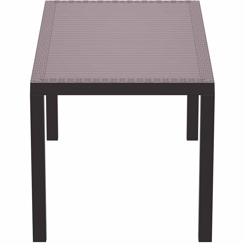 Siesta ORLANDO 140Χ80Χ75εκ. BROWN ΤΡΑΠΕΖΙ ΠΟΛ/ΝΙΟΥ 3 Siesta ORLANDO 140Χ80Χ75εκ. BROWN ΤΡΑΠΕΖΙ ΠΟΛ/ΝΙΟΥ - Image 3