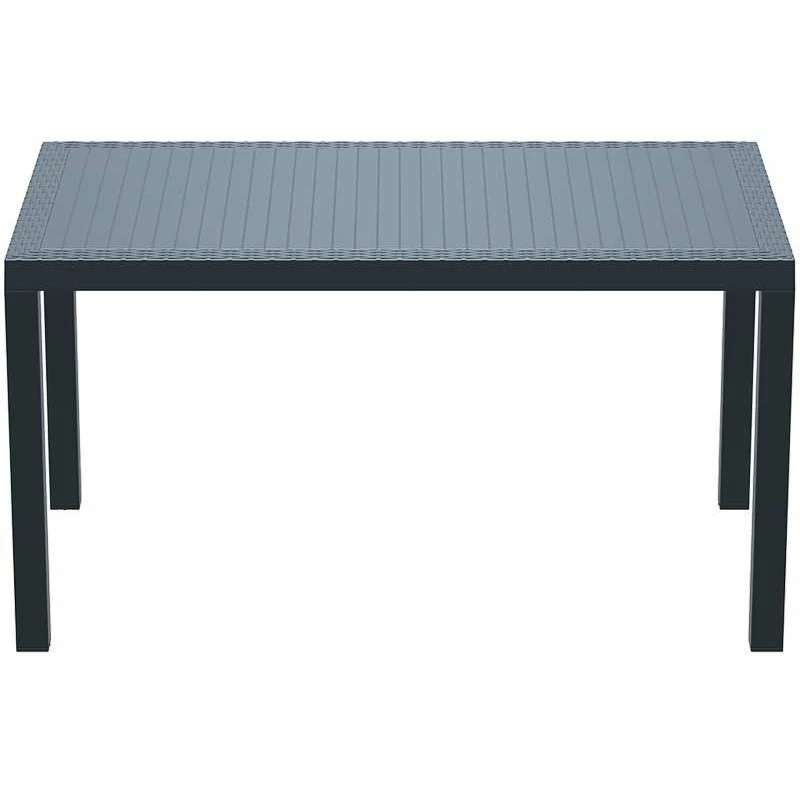 Siesta ORLANDO 140Χ80Χ75εκ. DARK GREY ΤΡΑΠΕΖΙ ΠΟΛ/ΝΙΟΥ 2 Siesta ORLANDO 140Χ80Χ75εκ. DARK GREY ΤΡΑΠΕΖΙ ΠΟΛ/ΝΙΟΥ - Image 2