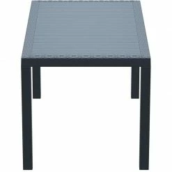 Siesta ORLANDO 140Χ80Χ75εκ. DARK GREY ΤΡΑΠΕΖΙ ΠΟΛ/ΝΙΟΥ 6 Siesta ORLANDO 140Χ80Χ75εκ. DARK GREY ΤΡΑΠΕΖΙ ΠΟΛ/ΝΙΟΥ -κατάστημα καρεκλών orlando 140χ80χ75εκ dark grey τραπεζι πολ νιου 2