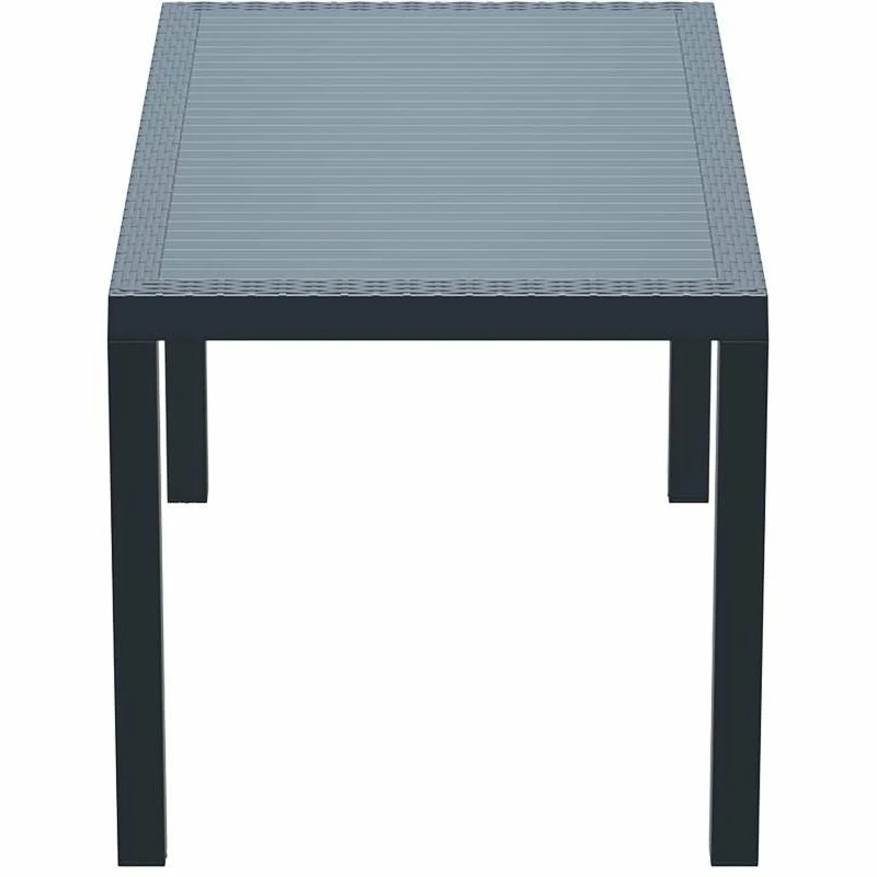 Siesta ORLANDO 140Χ80Χ75εκ. DARK GREY ΤΡΑΠΕΖΙ ΠΟΛ/ΝΙΟΥ 3 Siesta ORLANDO 140Χ80Χ75εκ. DARK GREY ΤΡΑΠΕΖΙ ΠΟΛ/ΝΙΟΥ - Image 3