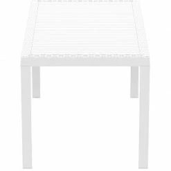 Siesta ORLANDO 140Χ80Χ75εκ. WHITE ΤΡΑΠΕΖΙ ΠΟΛ/ΝΙΟΥ -κατάστημα καρεκλών orlando 140χ80χ75εκ white τραπεζι πολ νιου 2