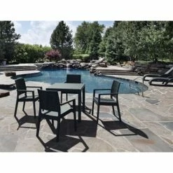 Siesta ORLANDO 80Χ80Χ75εκ. DARK GREY ΤΡΑΠΕΖΙ ΠΟΛ/ΝΙΟΥ -κατάστημα καρεκλών orlando 80χ80χ75εκ dark grey τραπεζι πολ νιου 2