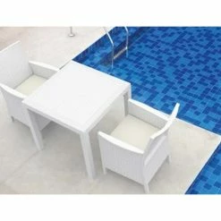 Siesta ORLANDO 80Χ80Χ75εκ. WHITE ΤΡΑΠΕΖΙ ΠΟΛ/ΝΙΟΥ -κατάστημα καρεκλών orlando 80χ80χ75εκ white τραπεζι πολ νιου 2