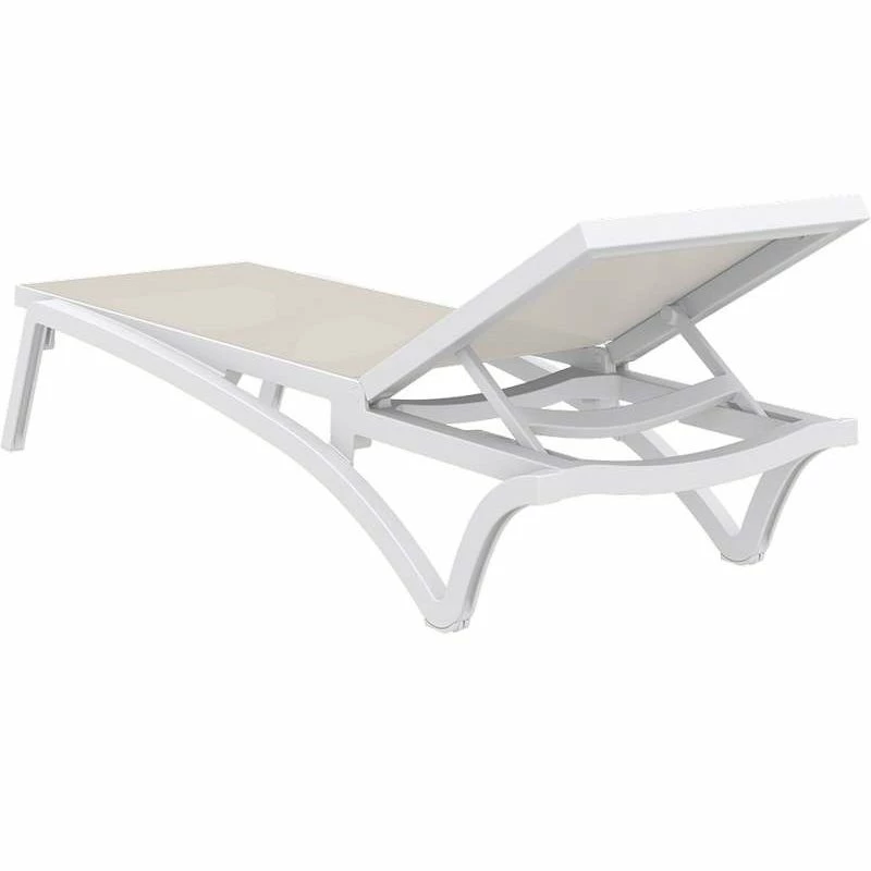 Siesta PACIFIC ΞΑΠΛΩΣΤΡΑ WHITE/TAUPE ΠΟΛ/ΝΙΟΥ 3 Siesta PACIFIC ΞΑΠΛΩΣΤΡΑ WHITE/TAUPE ΠΟΛ/ΝΙΟΥ - Image 3