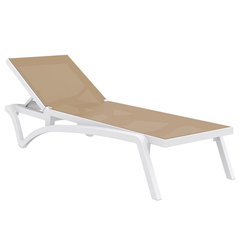 Siesta PACIFIC ΞΑΠΛΩΣΤΡΑ WHITE/TAUPE ΠΟΛ/ΝΙΟΥ 1 Siesta PACIFIC ΞΑΠΛΩΣΤΡΑ WHITE/TAUPE ΠΟΛ/ΝΙΟΥ