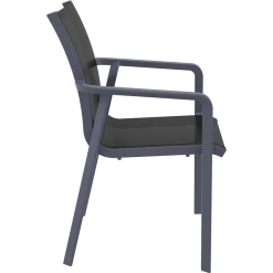 Siesta PACIFIC ΠΟΛΥΘΡΟΝΑ DARK GREY/BLACK ΠΟΛ/ΝΙΟΥ 6 Siesta PACIFIC ΠΟΛΥΘΡΟΝΑ DARK GREY/BLACK ΠΟΛ/ΝΙΟΥ -κατάστημα καρεκλών pacific πολυθρονα dark grey black πολ νιου 1