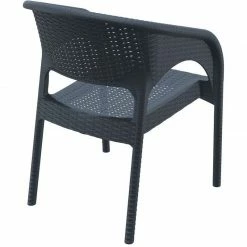 Siesta PANAMA DARK GREY ΠΟΛΥΘΡΟΝΑ ΠΟΛ/ΝΙΟΥ -κατάστημα καρεκλών panama dark grey πολυθρονα πολ νιου 2